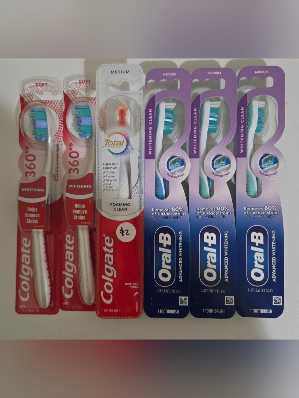 New Colgate Toothbrush Set (6 Toothbrush)
